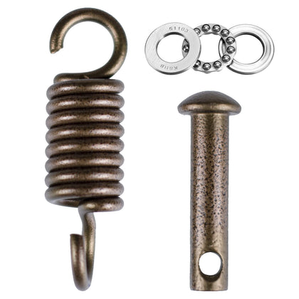 SUUJI hammock chair spring kit, steel build, for durable, smooth hanging.