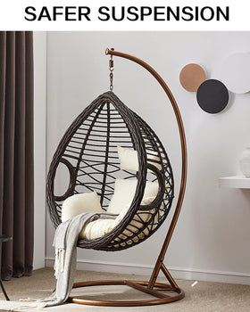 SUUJI hammock hardware set illustrates easy installation with clear steps.