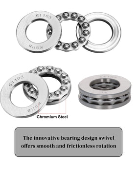 SUUJI steel spring for hammock absorbs motion to reduce jerks during use.