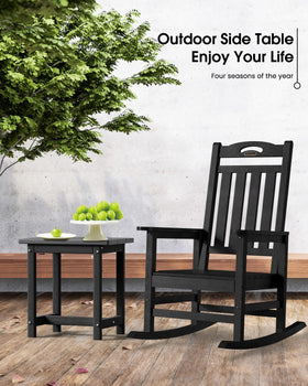 SUUNYN Adirondack side table with sturdy design supporting heavy items