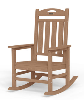 SUUNYN oversized rocker high back supports the spine for comfortable lounging.