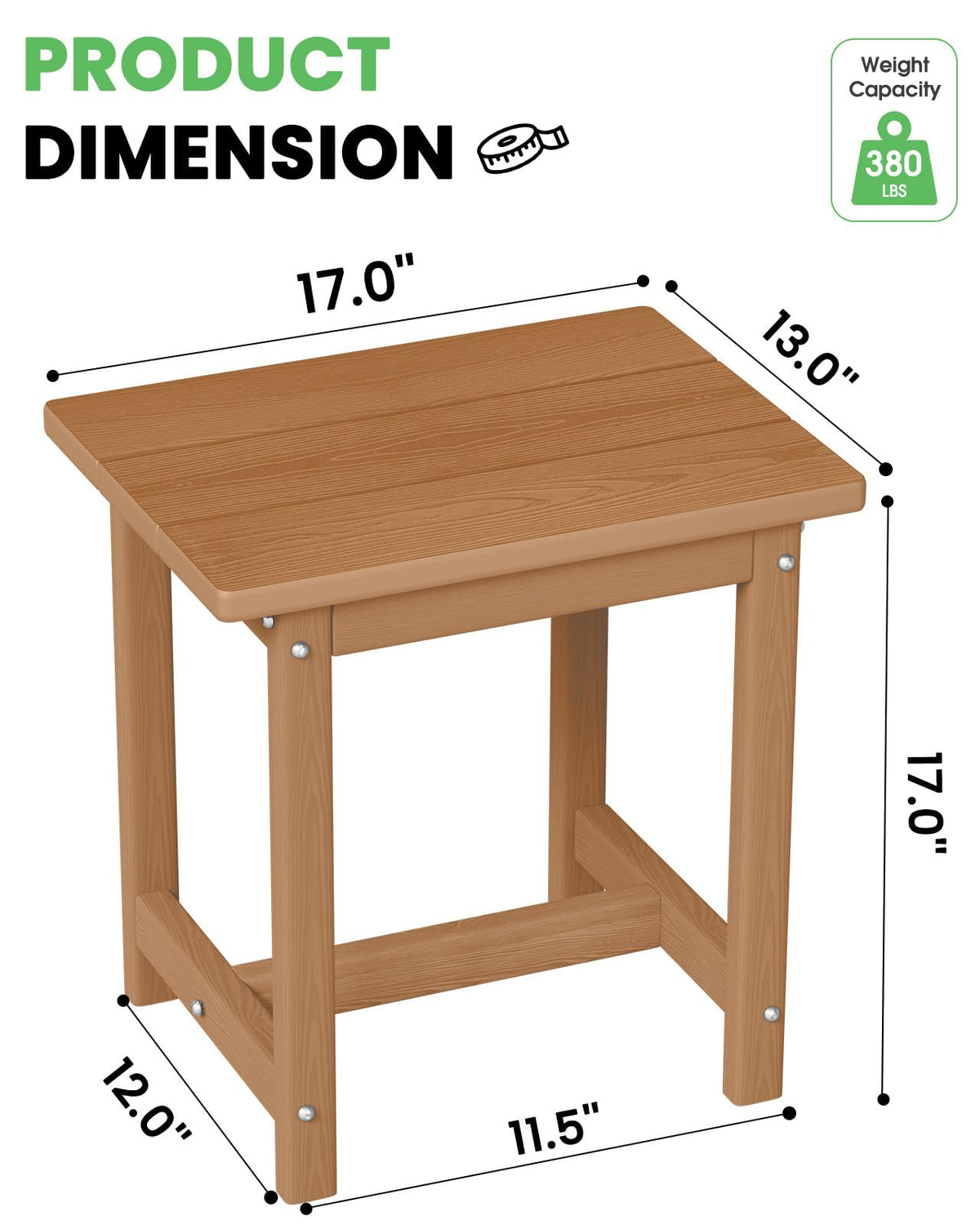 SUUNYN poolside end table with towels, easy maintenance