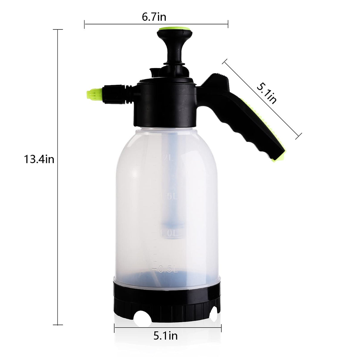 Suwimut 0-5 gallon translucent bottle shows fluid level clearly.