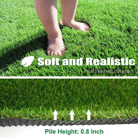 SUWUYUE artificial grass on deck for easy maintenance and quick drying