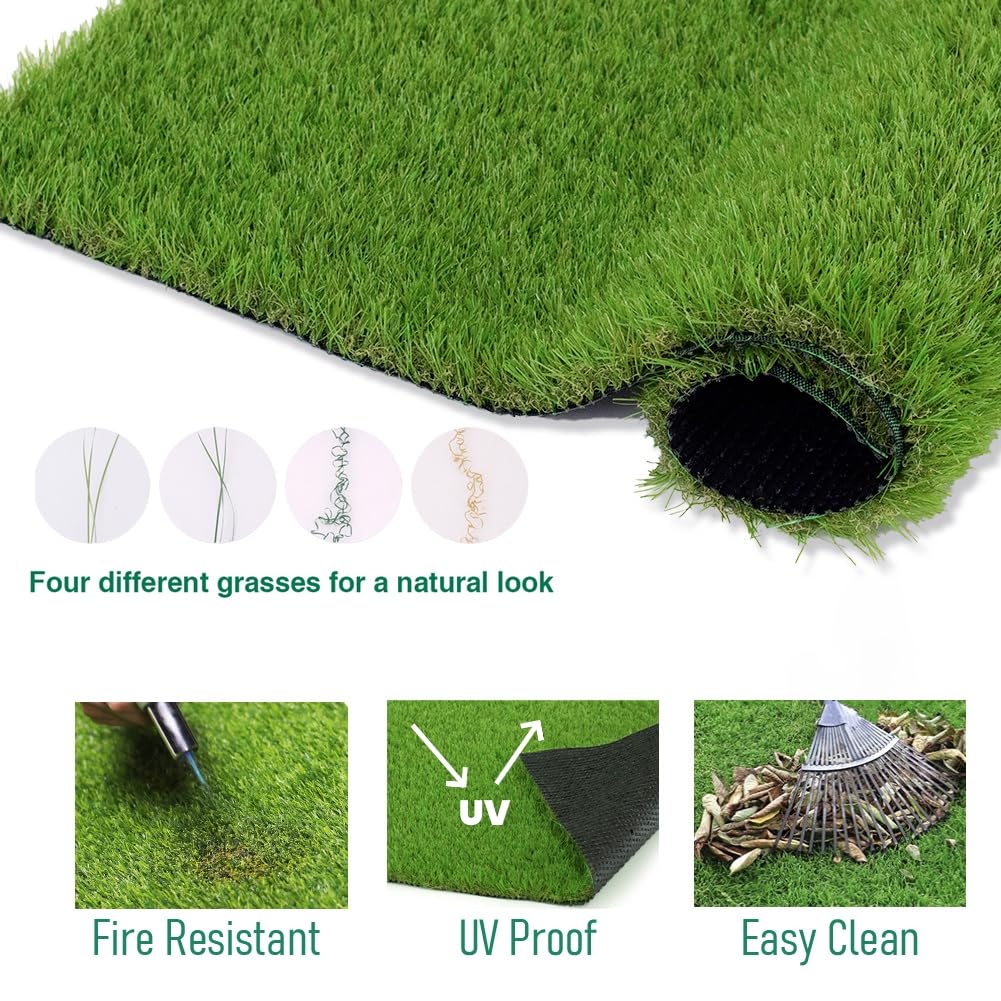 SUWUYUE balcony turf adds softness and realism to small outdoor spaces