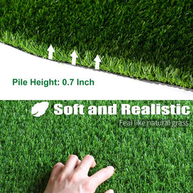 SUWUYUE turf featuring drainage holes for easy cleaning
