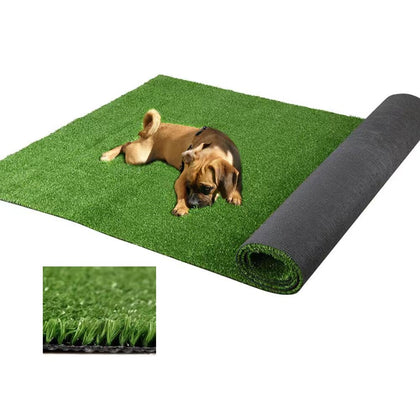 SUWUYUE artificial turf 4x6 panel showing soft fibers ideal for pets.