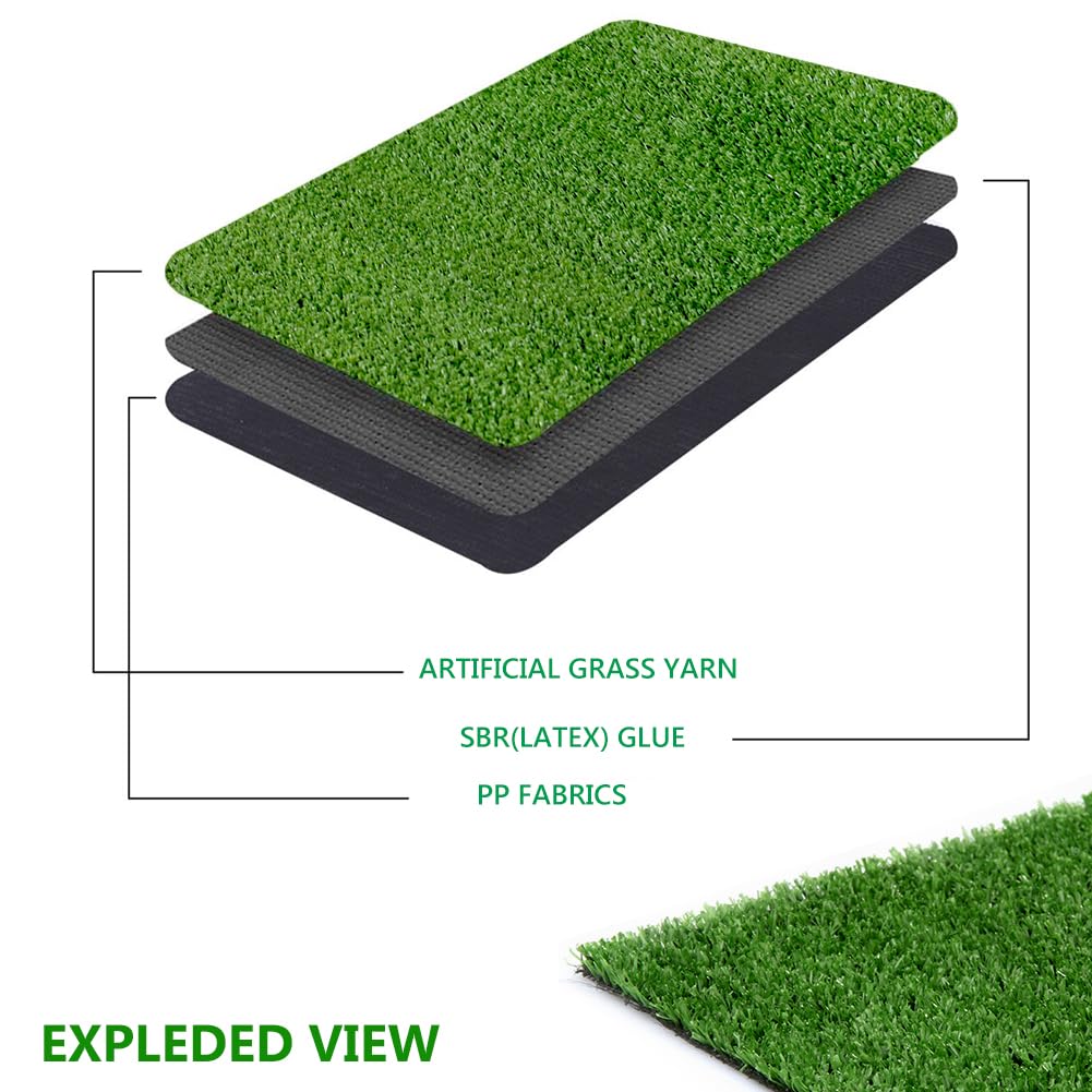SUWUYUE pet-friendly grass for yards keeps pets safe.