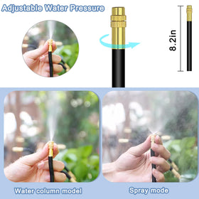 Suyeah brass nozzle and metal hose resist heat and corrosion