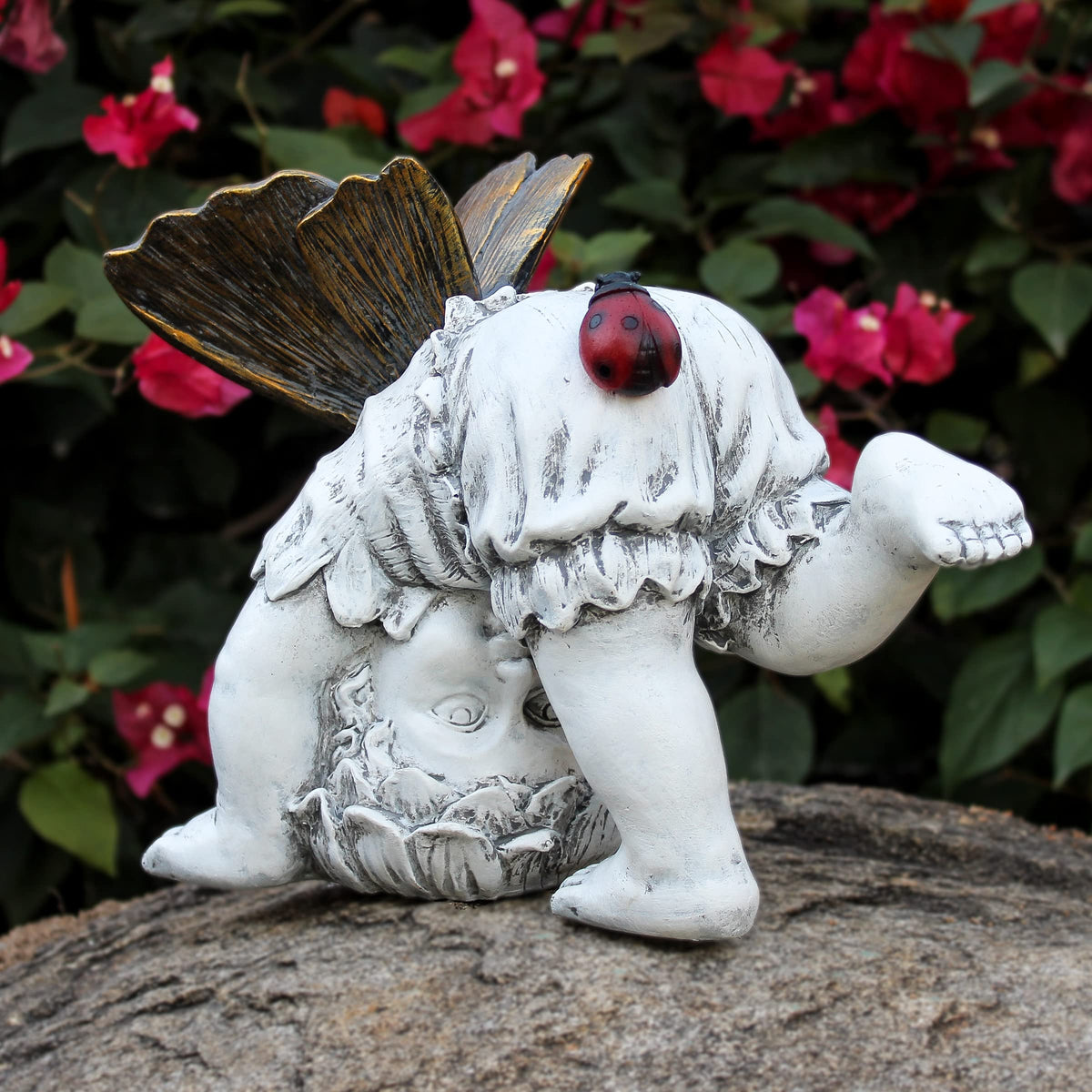 Suyorpe Solar Fairy Garden Statue easy-to-wrap packaging suitable as a thoughtful gift