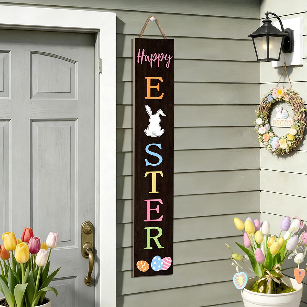 SUZEJHE Easter decor suited for garden or patio