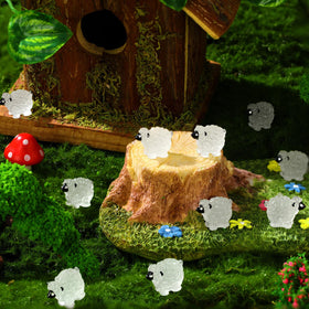 Suzile sheep figurines as cake toppers and decorative accents