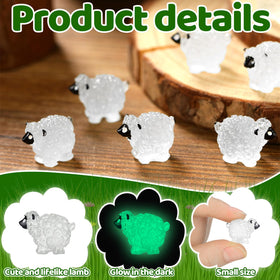 Suzile mini sheep figurines add whimsy to desk and workspace decor
