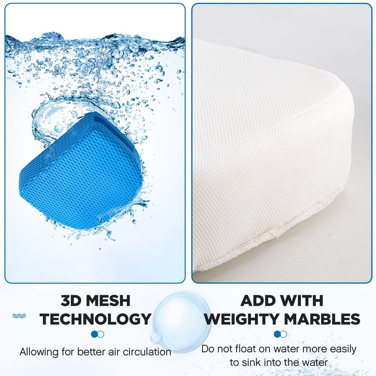 Suzile booster seat with 3D mesh structure, breathable and quick-dry.