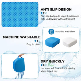 Suzile portable inflatable booster seat, easy to move between tubs.