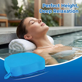 Side view highlights weighted bottom for upright stability in water.