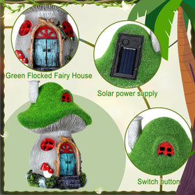 Suzile mushroom house features vibrant colors and realistic textures for micro landscapes.