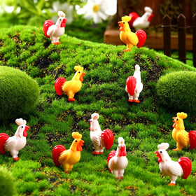 Suzile miniature chick figurine set for DIY crafts and displays.