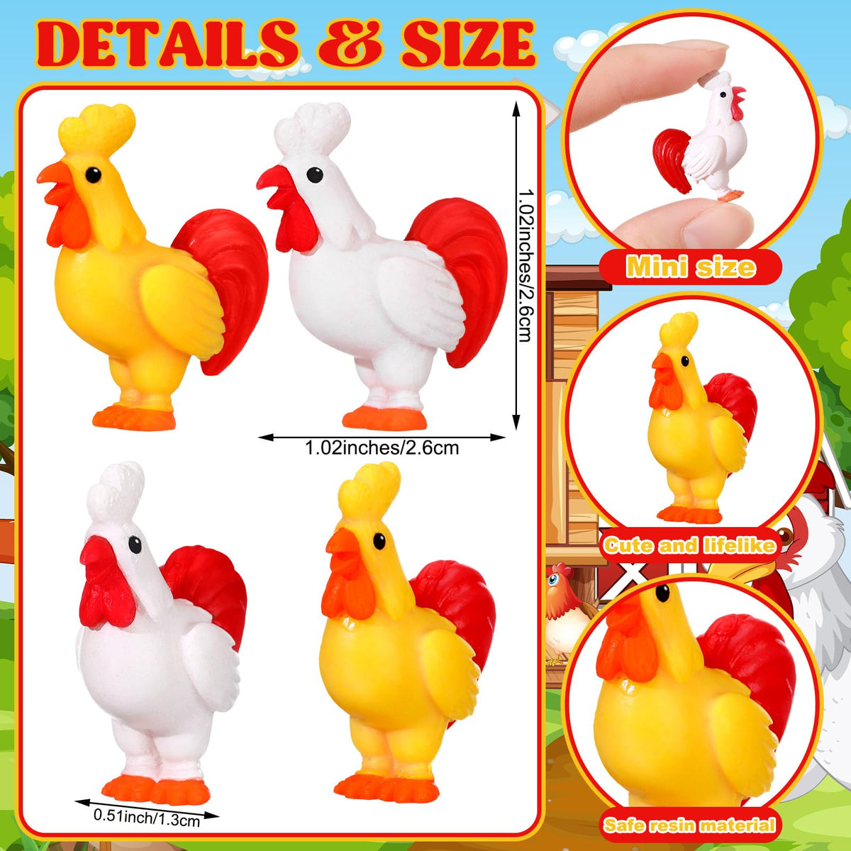 Suzile yellow resin chick figurine ideal for Easter decor.