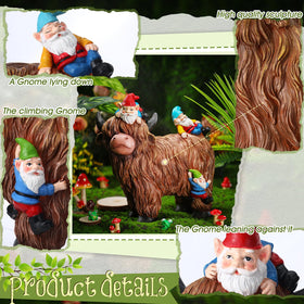 Suzile Resin Garden Ornament waterproof statue ideal for year round outdoor display