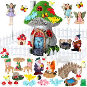 Suzile waterproof garden figures add charm to pots, paths, and small yard scenes.