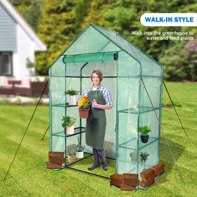 SV SCOOL VALUE sturdy greenhouse frame with durable shelving for plants.
