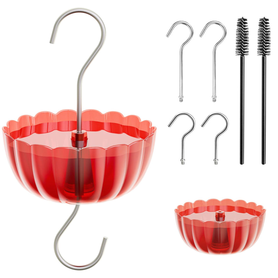 SVEDVK Ant Moat for Hummingbird Feeder 2-Pack shields nectar from ants.