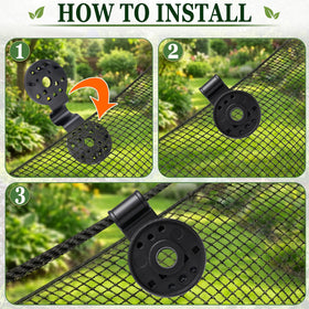 Svepndic PE material clip durability for outdoor use.
