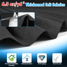 Svepndic thickened pool pad with durable felt supports a longer liner life.