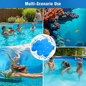 svkipibe pool filter balls durable material highlights longevity