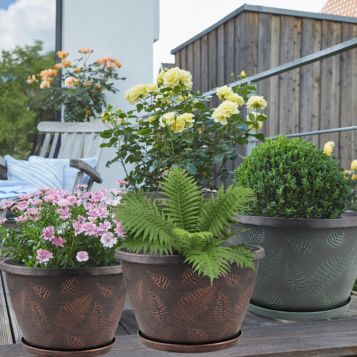 Svxtoby gift-ready plant pot set for decor enthusiasts
