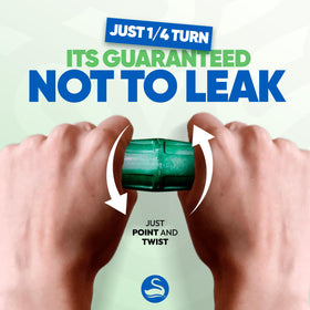 Swan efficient watering system providing even coverage in the yard.