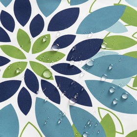 SWANCOCO double-sided floral pillow cover adds versatile blooms to garden chairs and benches.