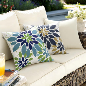 18x18 inch SWANCOCO cover fits standard cushions for balcony or porch seating.
