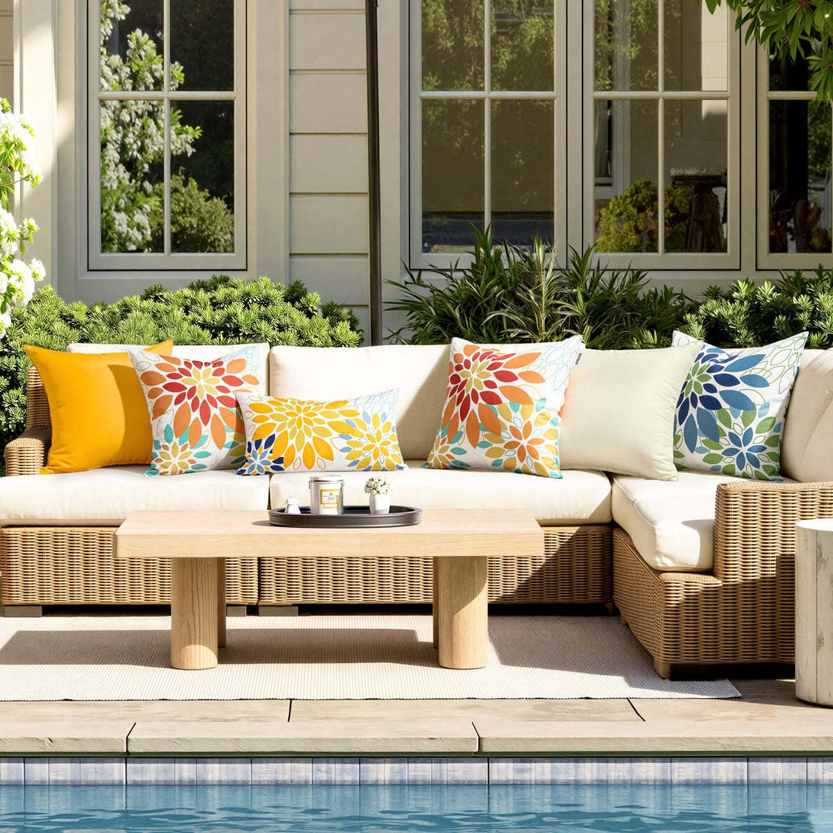 SWANCOCO hidden zipper pillow cover for a clean, seamless look.