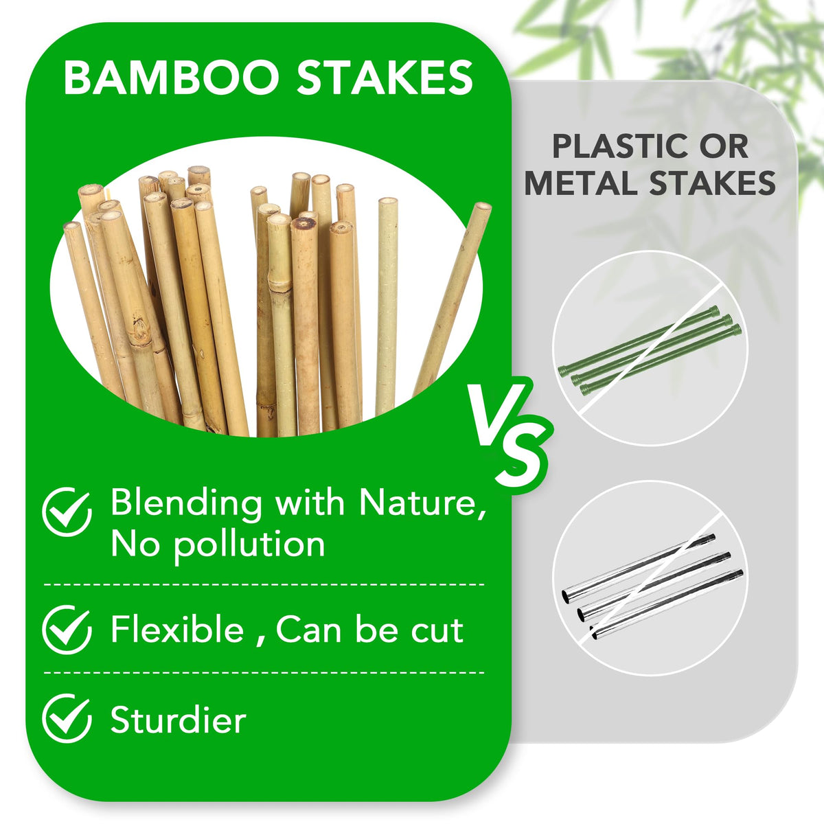 SWANGSA plant-support stakes ideal for tomatoes and beans in gardens