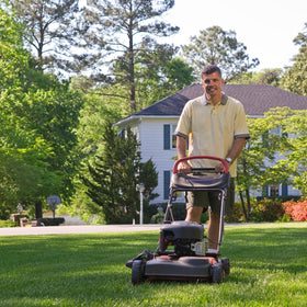 SWAPARTS clean-cut lawn result image showing neat, tidy turf