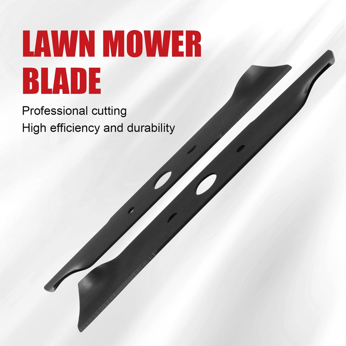 SWAPARTS steel one-piece construction blade for durability.