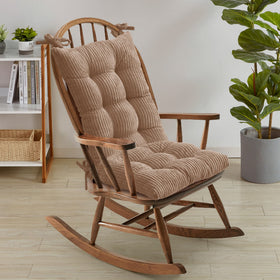 Sweet Home Collection rocking chair upper cushion 21x17 for plush support.