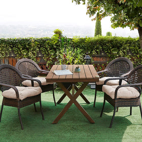 Weather-ready outdoor cushion design for durable outdoor use