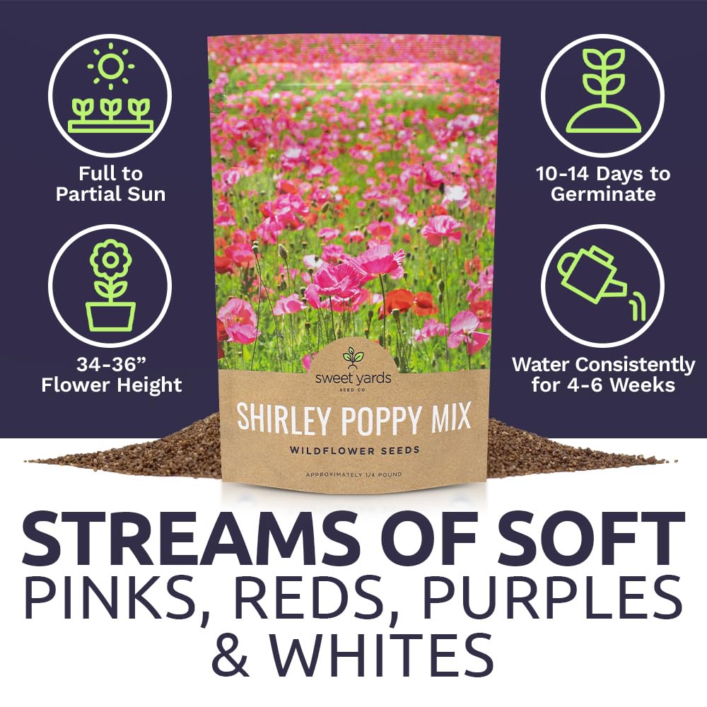 SWEET YARDS bulk quantity supports seed packets, seed bombs, or sharing with friends.