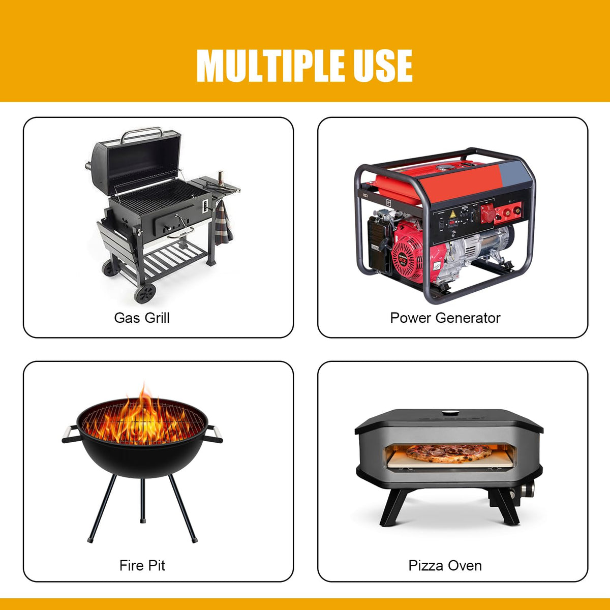 SweetBin kit provides reliable propane and natural gas connections with standard fittings.