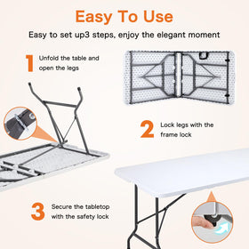 Sweetcrispy indoor-outdoor table versatile for RV living and events.