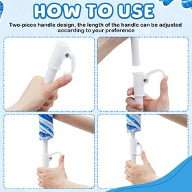 Sweetude umbrella features a sturdy metal handle for durable use.