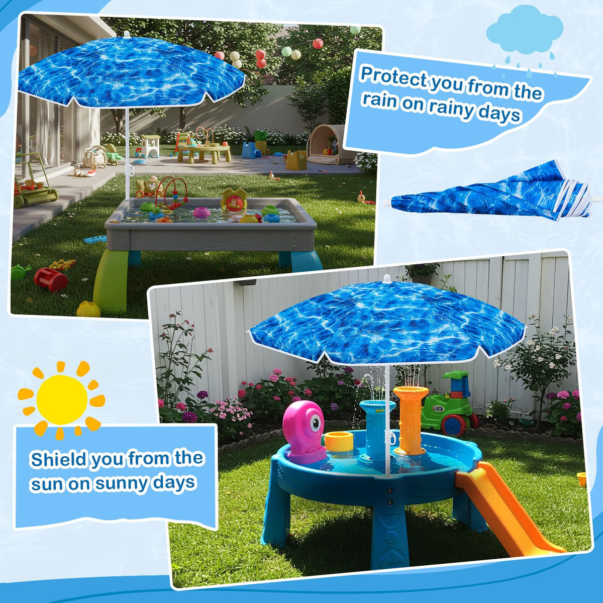 Sweetude two-piece design enables easy disassembly and transport.
