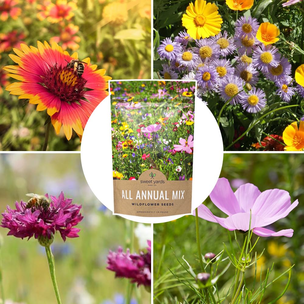 Sweet Yards garden-ready mix offers seasonal color from spring through fall.