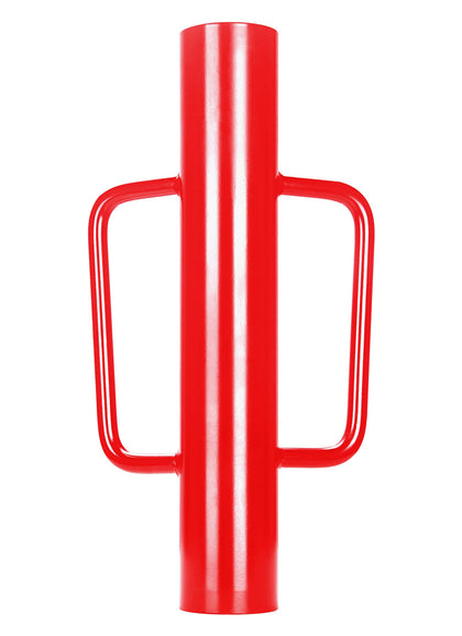 Swellisher fence post driver with heavy-duty steel body for quick, secure posts.