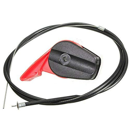 Swess 65-inch throttle cable with control lever for smooth mower throttling