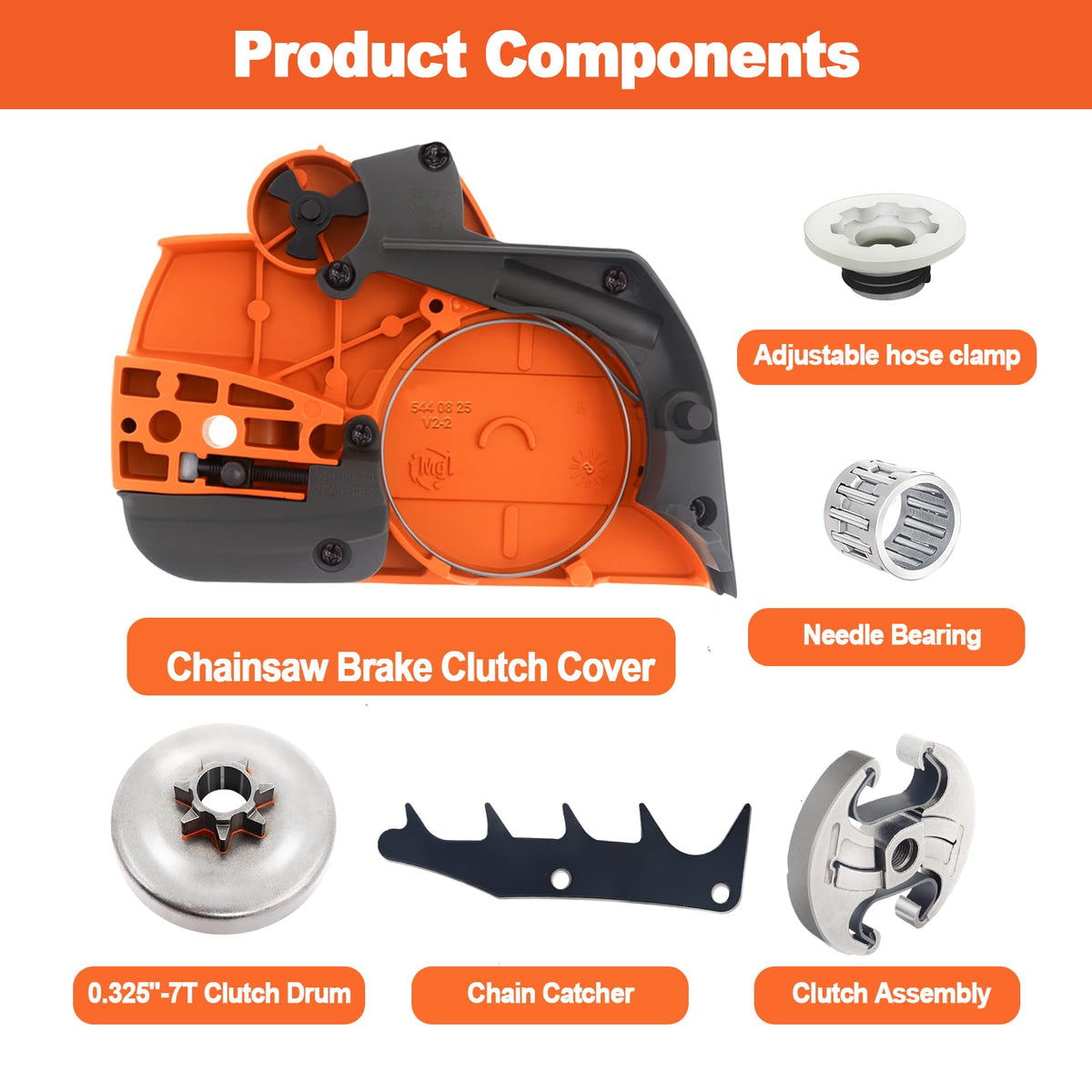 Swess clutch-cover component with rust-resistant finish to extend life.
