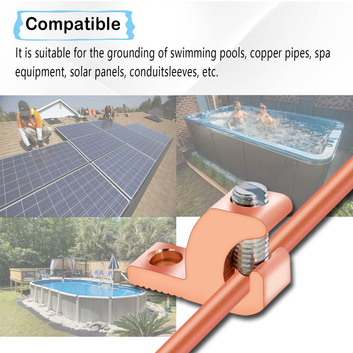 Swess copper alloy conductor connector emphasizes high conductivity and corrosion resistance.